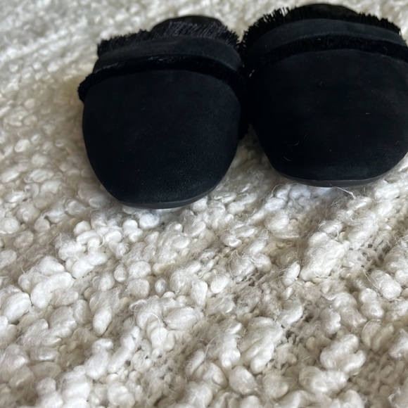 BIRDIES The Ani Black Suede with Fringe Mule Slides - EUC, Like New, Women’s 8 - Picture 2 of 8